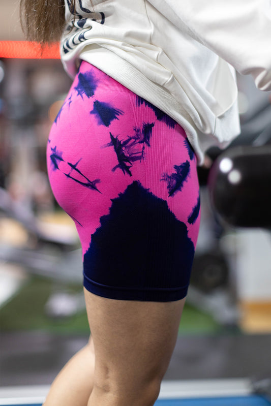 Legging ciclista GUINEA FUCSIA/MARINO