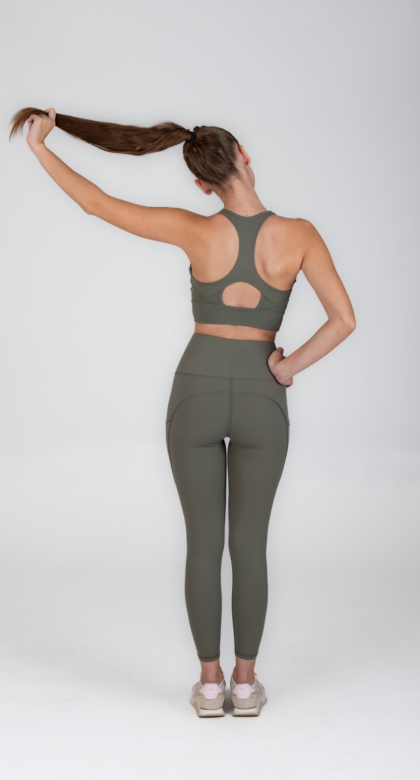 Legging de cintura alta HOLANDA VERDE OLIVA