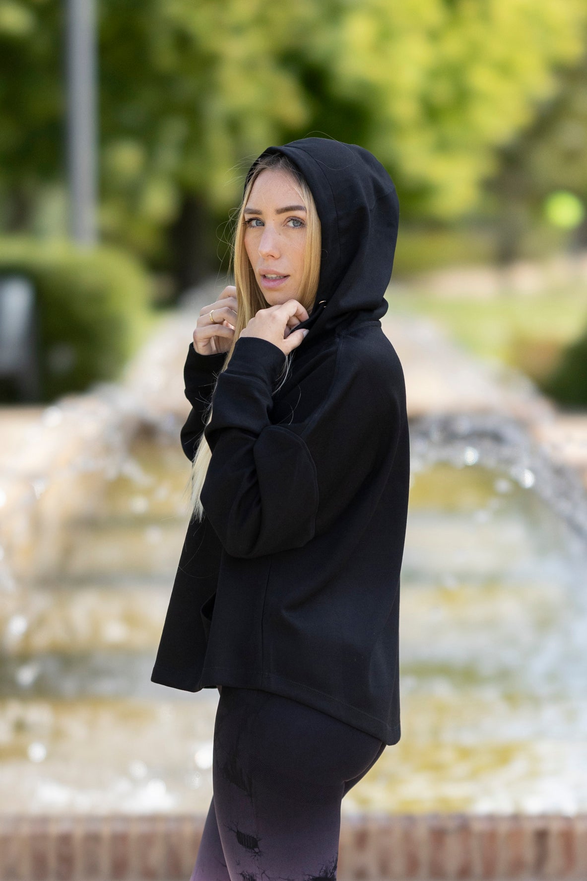 Sudadera con capucha HUNGRÍA NEGRO